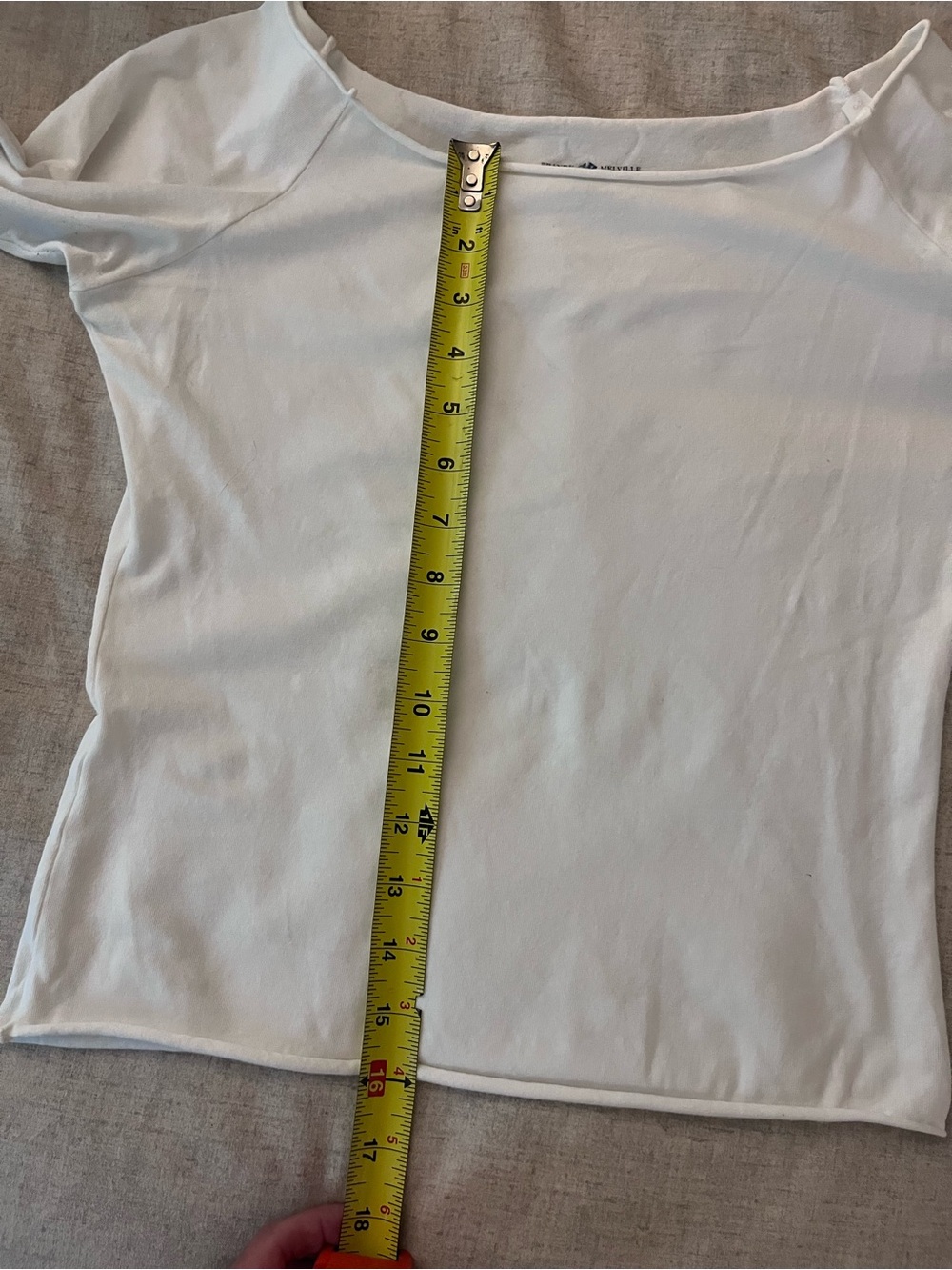 Brandy Melville “Bonnie Top” long-sleeve off the shoulder tees - set of 2 - Picture 6 of 8